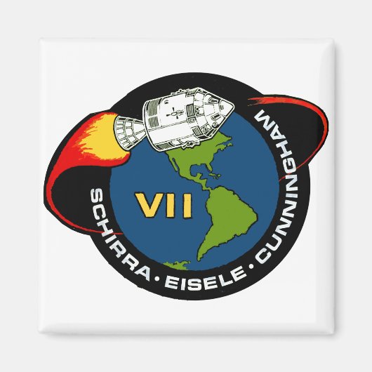 Apollo 7 magnet (Vorne)