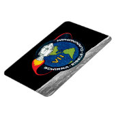 Apollo 7 NASA-Missionsabzeichen Logo Magnet (Linke Seite)