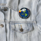 Apollo 7 Patch Logo für die Mission der NASA Button (Beispiel)