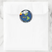 Apollo 7 Patch Logo für die Mission der NASA Runder Aufkleber (Tasche)