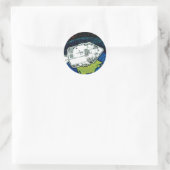 Apollo 7 Patch Logo für die Mission der NASA Runder Aufkleber (Tasche)