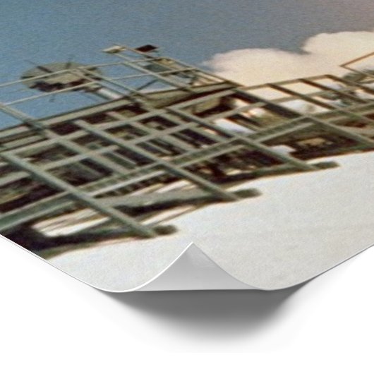 Apollo 7 Start Poster (Ecke)