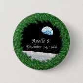 Apollo 8 Christmas Eve Moon Mission Button (Vorderseite)