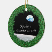 Apollo 8 Christmas Eve Moon Mission Keramik Ornament (Links)
