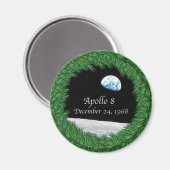 Apollo 8 Christmas Eve Moon Mission Magnet (Vorderseite/Rückseite)