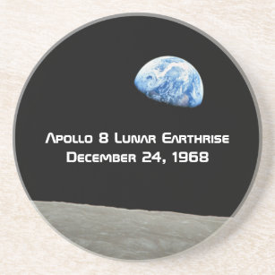 Apollo 8 Lunar Erdung 50 Jahre Jubiläum Getränkeuntersetzer