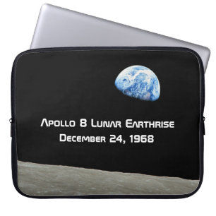 Apollo 8 Lunar Erdung 50 Jahre Jubiläum Laptopschutzhülle