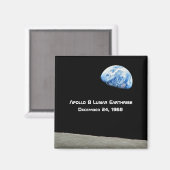 Apollo 8 Lunar Erdung 50 Jahre Jubiläum Magnet (Vorderseite/Rückseite)