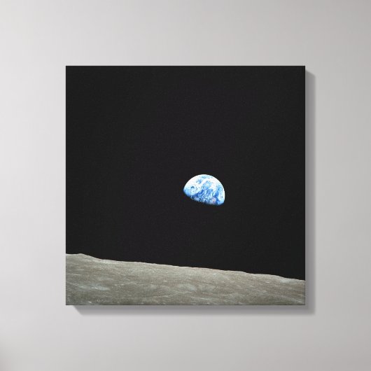 Apollo 8 NASA Moon Mission Earthrise Leinwanddruck (Vorderseite)