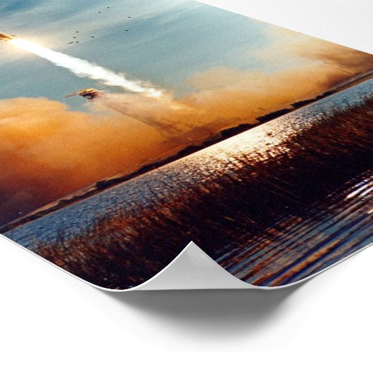 Apollo 8 Start Poster (Ecke)