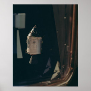 Apollo 9 Command-and-Service-Modul, über LM aufger Poster