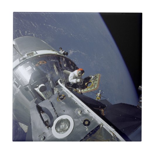 Apollo 9 (Gumdrop trifft Spider) Fliese (Vorderseite)