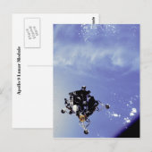 Apollo 9 Lunar Modul Postkarte (Vorne/Hinten)