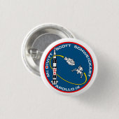 Apollo 9 Mission Patch Button (Vorne & Hinten)