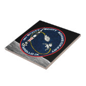 Apollo 9 NASA-Missionsabzeichen-Logo Fliese (Seite)