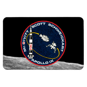 Apollo 9 NASA-Missionsabzeichen-Logo Magnet