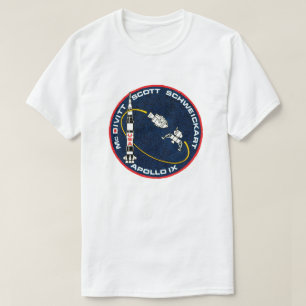 Apollo 9 NASA-Missionsabzeichen-Logo T-Shirt