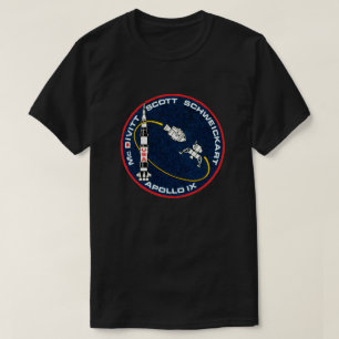 Apollo 9 NASA-Missionsabzeichen-Logo T-Shirt