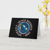 Apollo 9 Raumfahrt Mission 1969 Insignien Karte (Gelbe Blume)