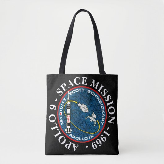 Apollo 9 Raumfahrt Mission 1969 Insignien Tasche (Vorderseite)