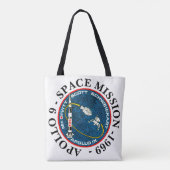 Apollo 9 Raumfahrt Mission 1969 Insignien Tasche (Rückseite)