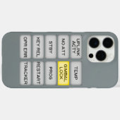 Apollo Alarm DSKY, Gimbal Lock Case-Mate iPhone Hülle (Rückseite (Horizontal))