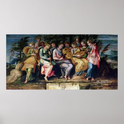 Apollo and the Muses, 1600 Poster (Vorne)