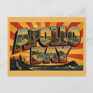 Apollo Bay Victoria Australien Surf Coast Art Postkarte
