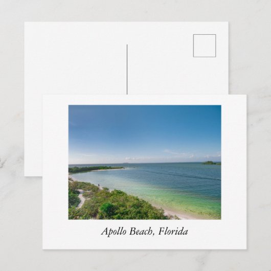 Apollo Beach Florida Postkarte (Vorne/Hinten)