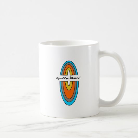 Apollo Beach Retro-Kaffeetasse Kaffeetasse (Rechts)