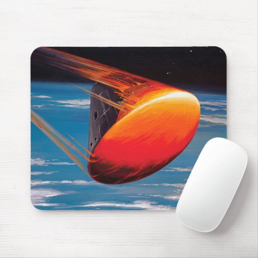 Apollo-Befehlsmodul-Weltraumkapsel der NASA Mousepad (Mit Mouse)