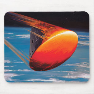 Apollo-Befehlsmodul-Weltraumkapsel der NASA Mousepad