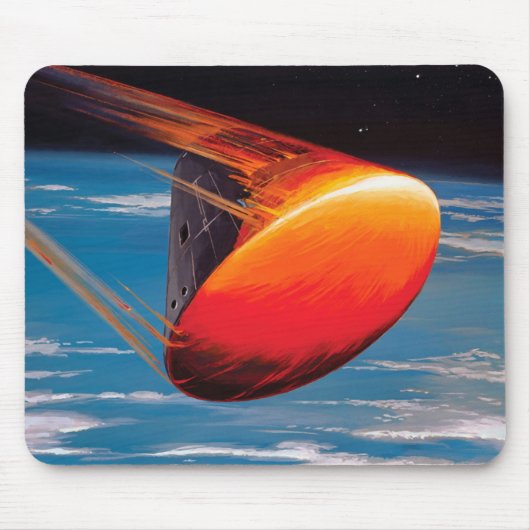 Apollo-Befehlsmodul-Weltraumkapsel der NASA Mousepad (Vorne)