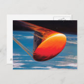 Apollo-Befehlsmodul-Weltraumkapsel der NASA Postkarte (Vorne/Hinten)