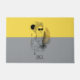 Apollo Colorblock Monogramm des modernen olympisch Fußmatte