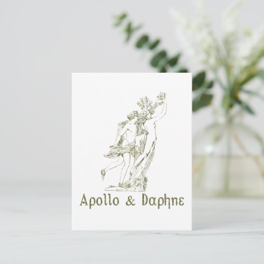 Apollo & Daphne Postkarte (Stehend Vorderseite)