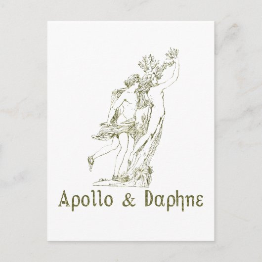 Apollo & Daphne Postkarte (Vorderseite)