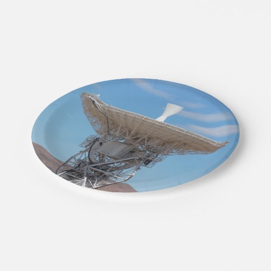 Apollo Deep Space Disc Antenne Pappteller (Schrägansicht)