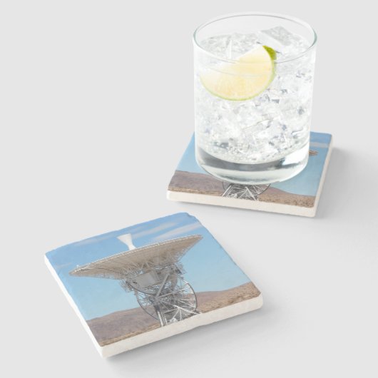 Apollo Deep Space Disc Antenne Steinuntersetzer (Seitenansicht)