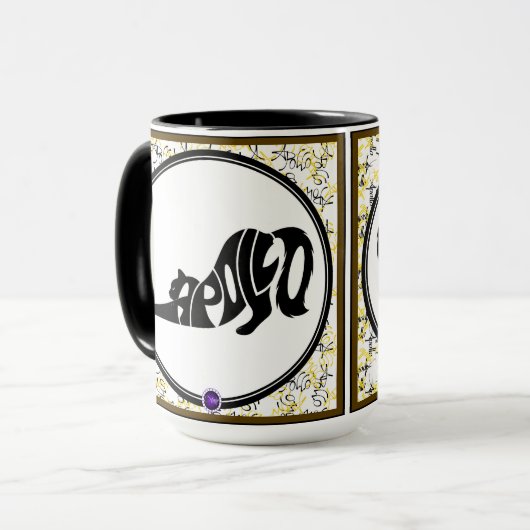 Apollo der Katze 3 Tasse (Vorderseite Links)