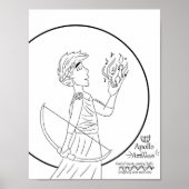 Apollo-Farbseite drucken Poster (Vorne)