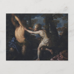 Apollo Flay Marsyas von Girolamo Troppa Postkarte