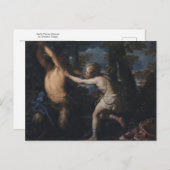 Apollo Flay Marsyas von Girolamo Troppa Postkarte (Vorne/Hinten)