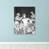 Apollo, gepflegt durch Nymphen im Hain des Leinwanddruck (Insitu (Holzboden))