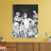 Apollo, gepflegt durch Nymphen im Hain des Leinwanddruck (Insitu (Wohnzimmer))