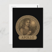Apollo God of Light Postcard Postkarte (Vorne/Hinten)