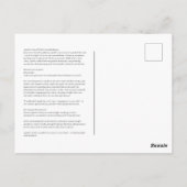 Apollo God of Light Postcard Postkarte (Rückseite)