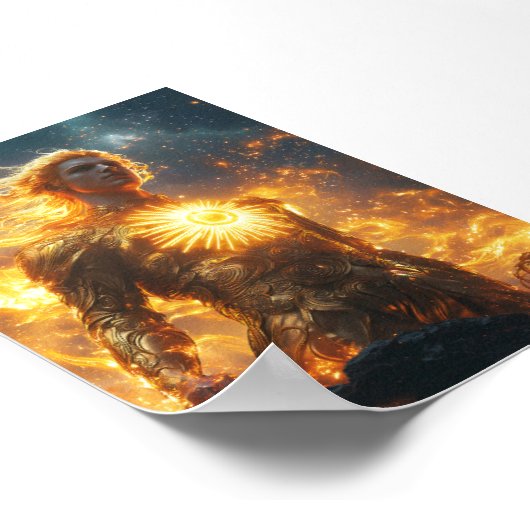 Apollo, Gott der Sonne - Ingwer des Lichts Poster (Ecke)