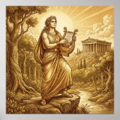 Apollo Griechische Mythologie Poster (Vorne)