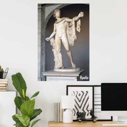 Apollo / Griechischer Gott / Poster (Heimbüro)